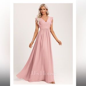 JJ’s House Blush Bridesmaids Dress